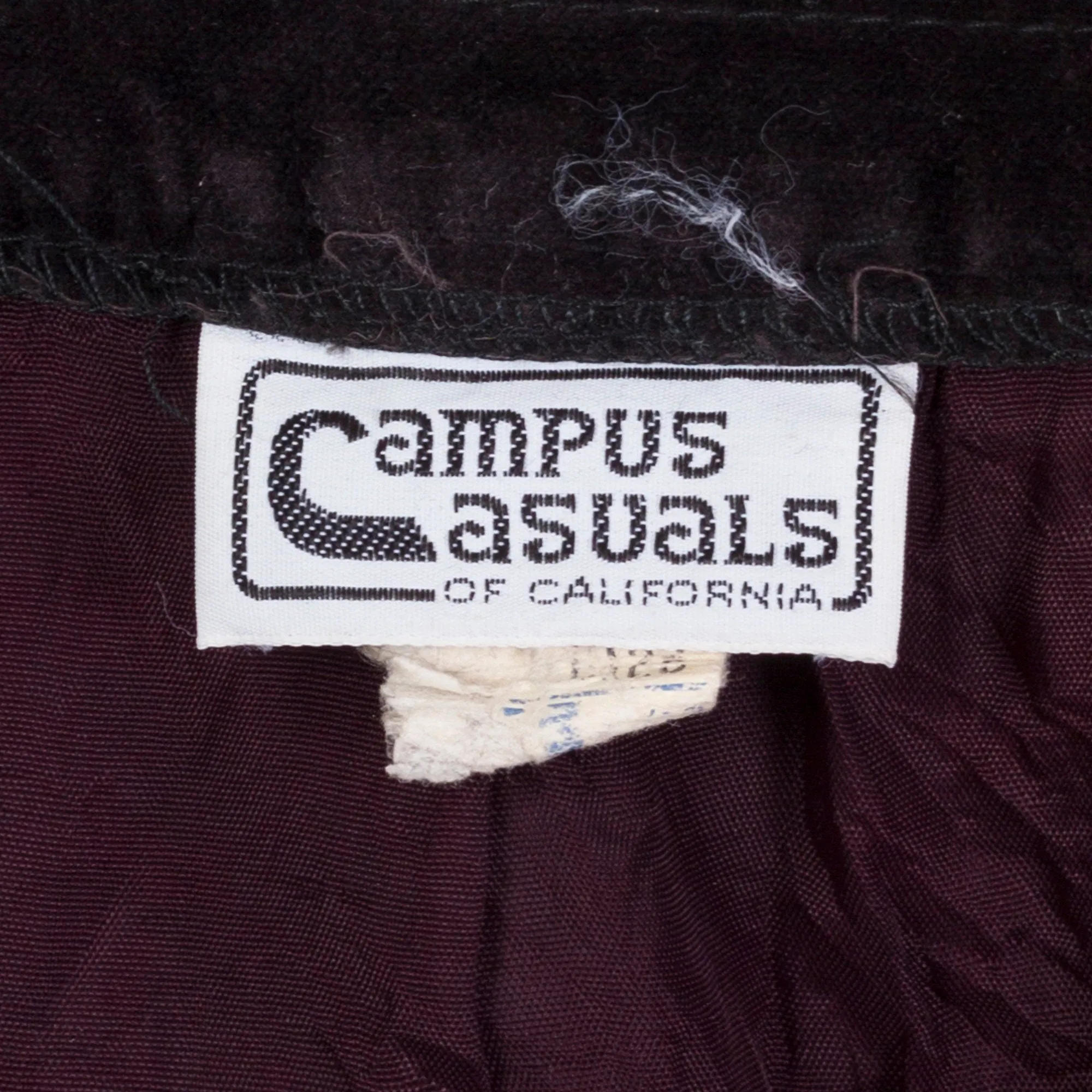 70s Campus Casuals Dark Brown Velvet Midi Skirt - Medium, 27.5"