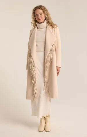 Alchemist Fringe Coat | Natural