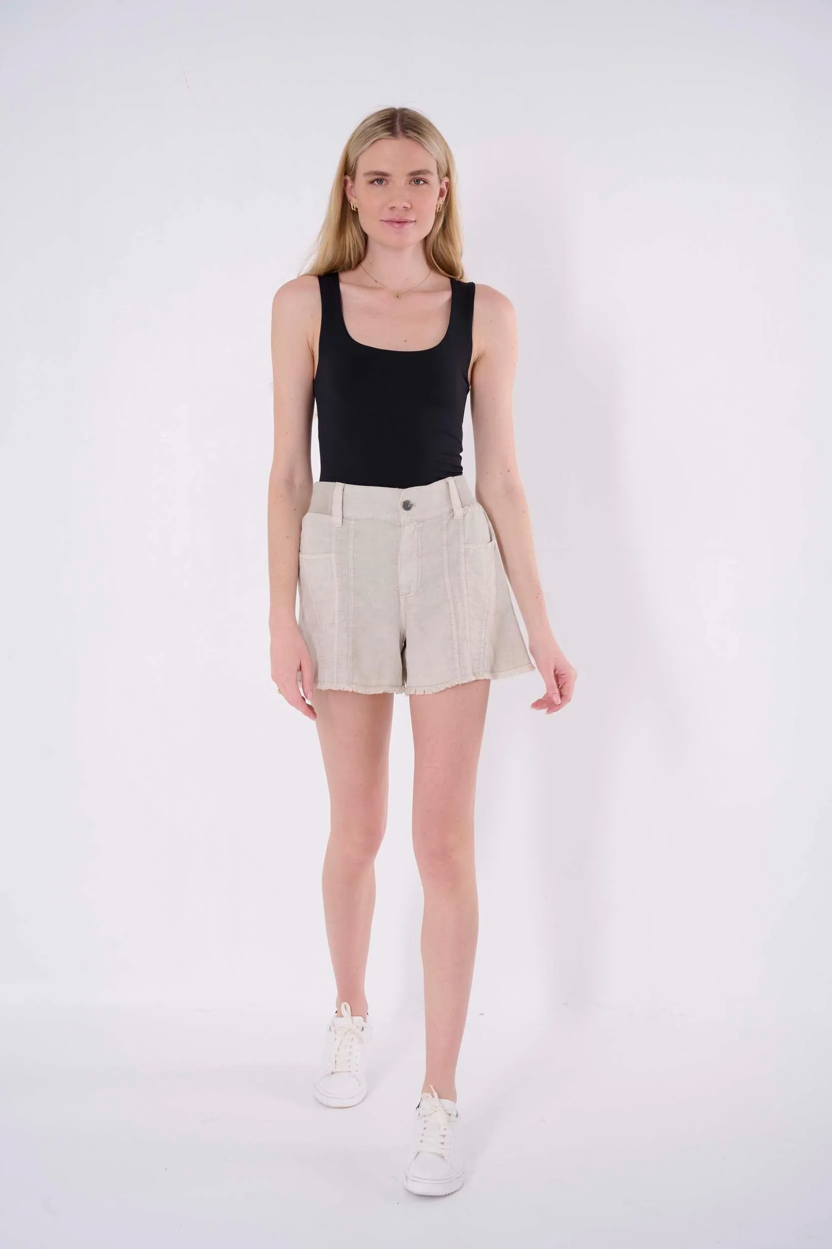 Arizona Solid Linen Short