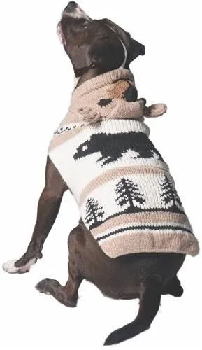 Brown Bear Hoodie Sweater