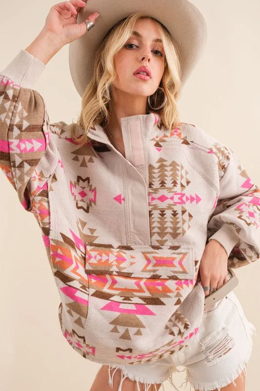 Cantina Aztec Western Pullover