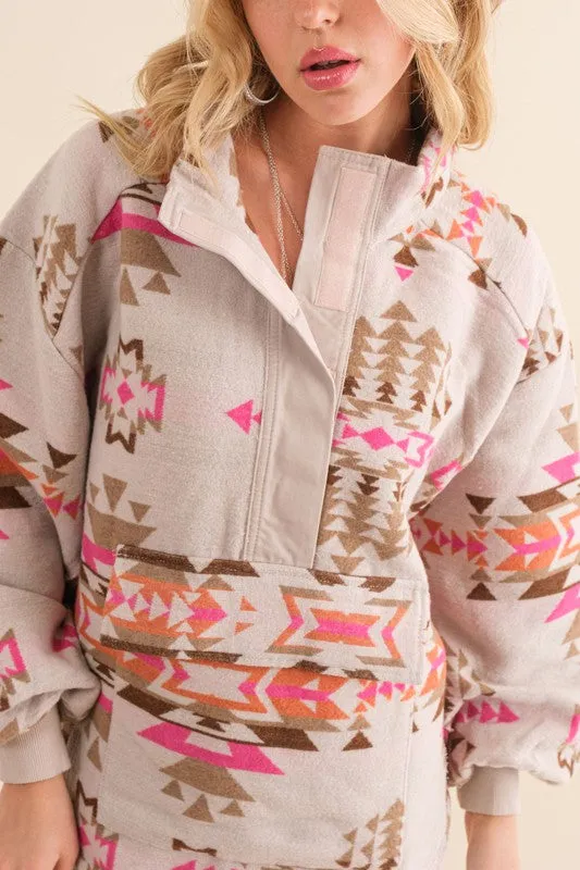 Cantina Aztec Western Pullover