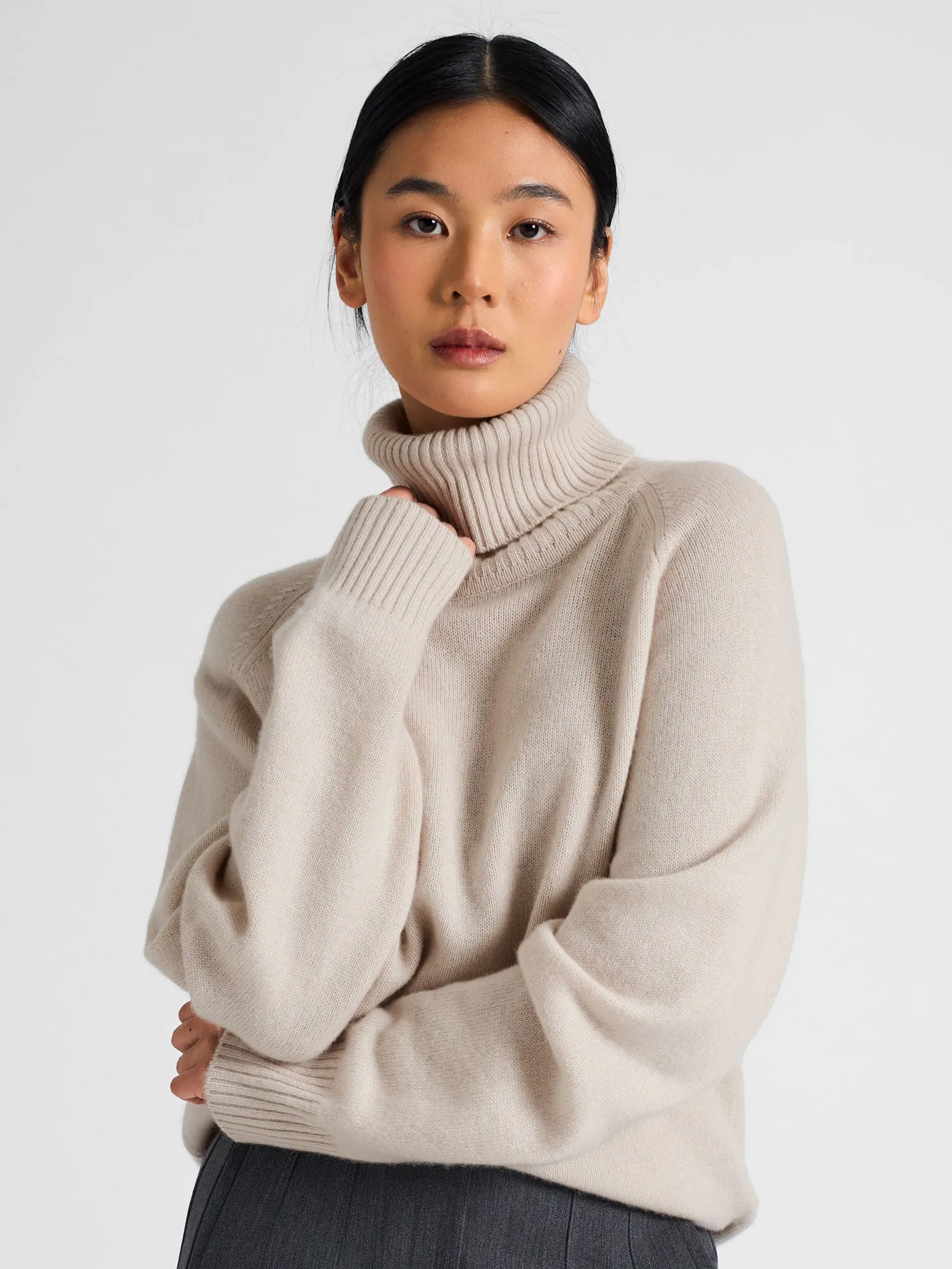 Cashmere sweater "Milano" - cream