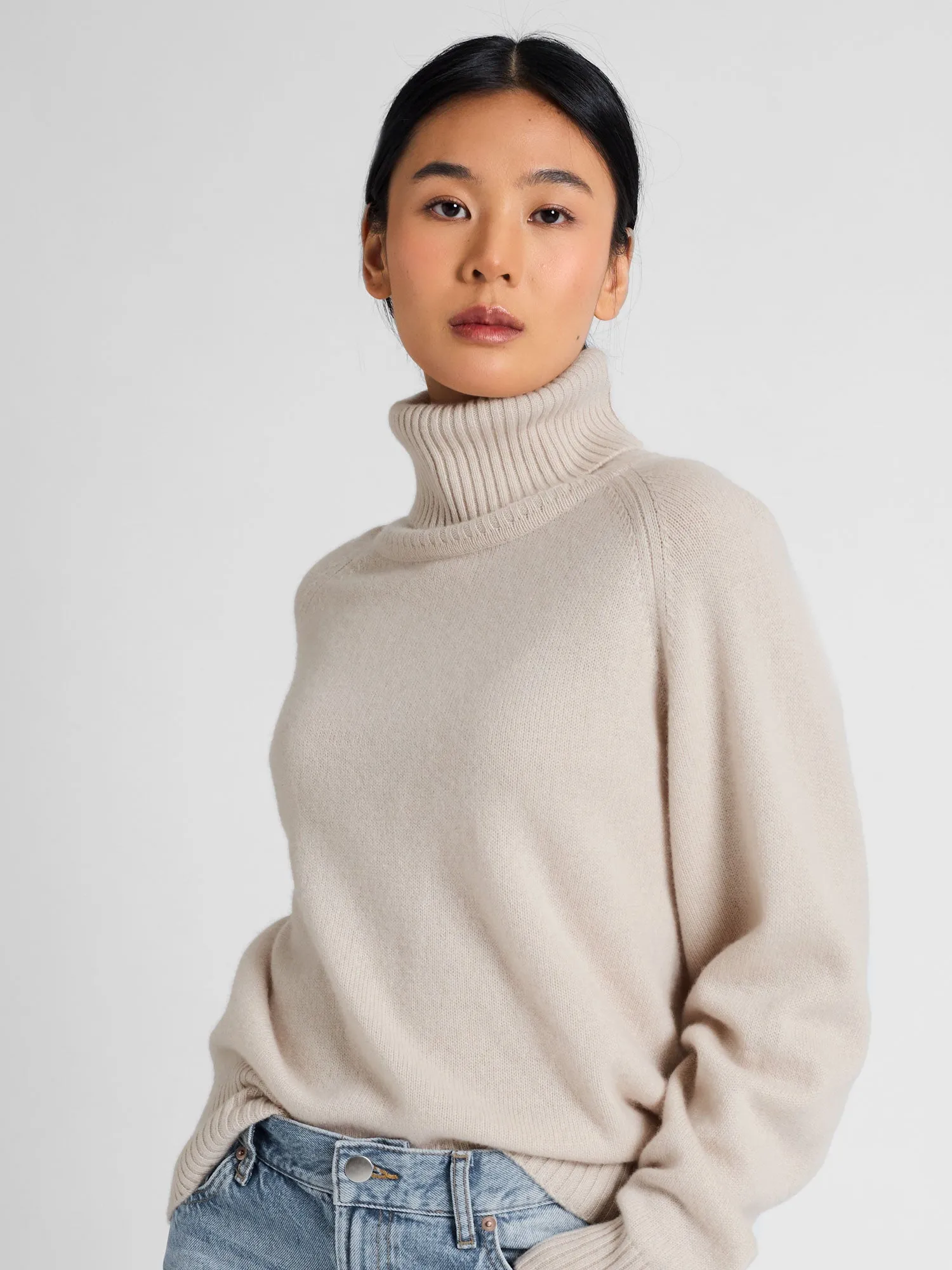 Cashmere sweater "Milano" - cream