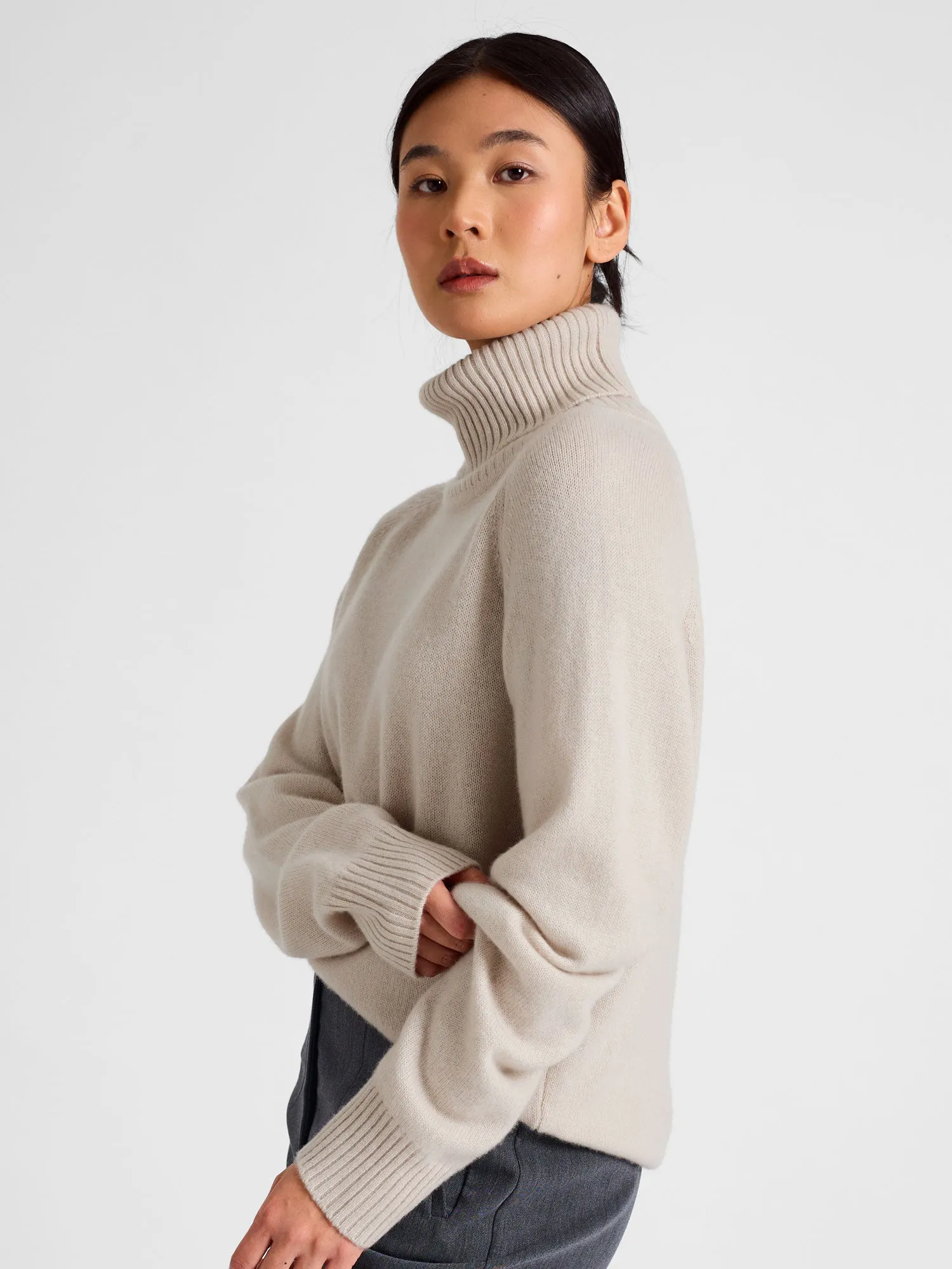 Cashmere sweater "Milano" - cream