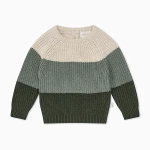 Chunky Knit Colourblock Jumper