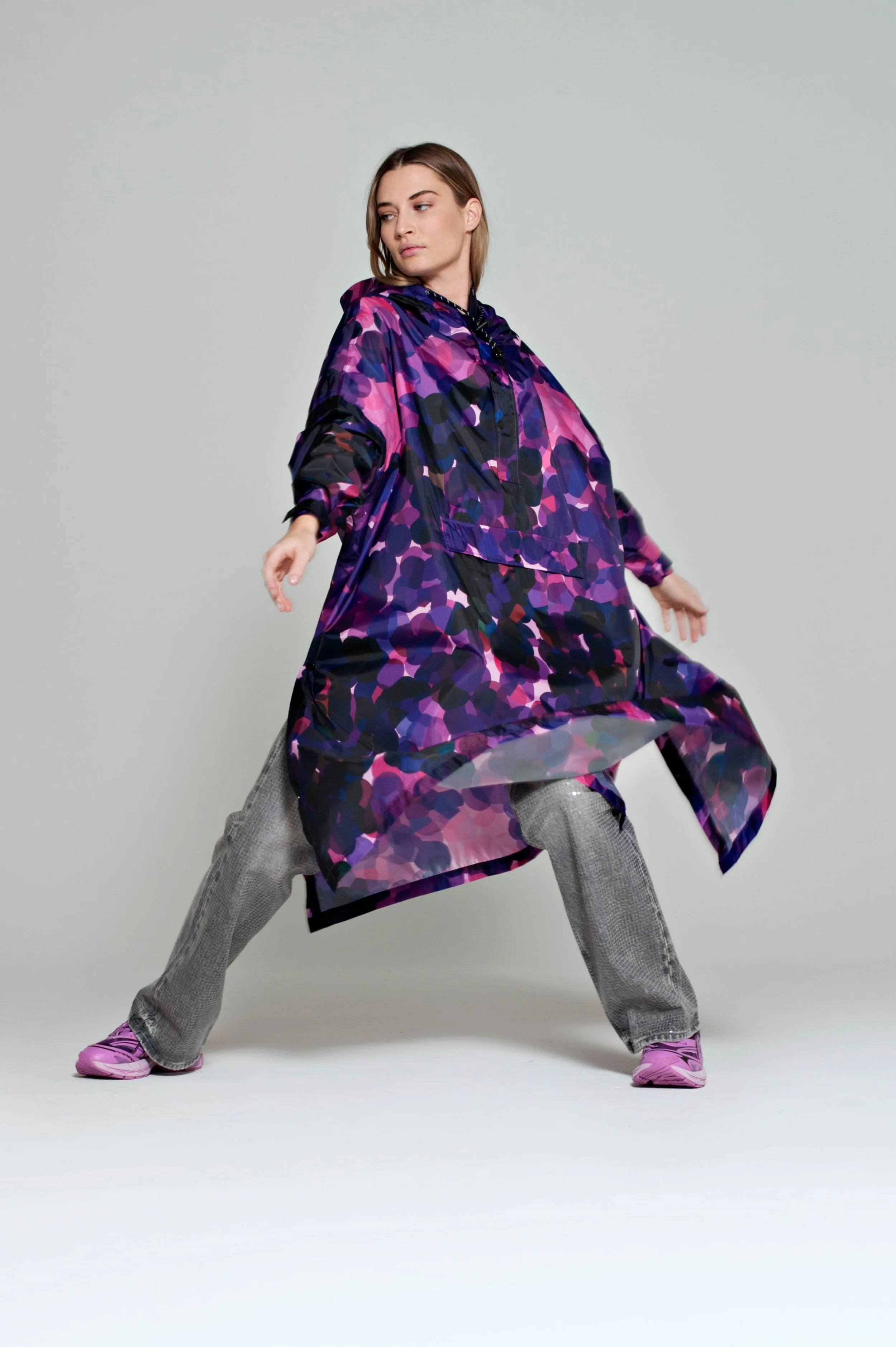 City Lights Rain Poncho