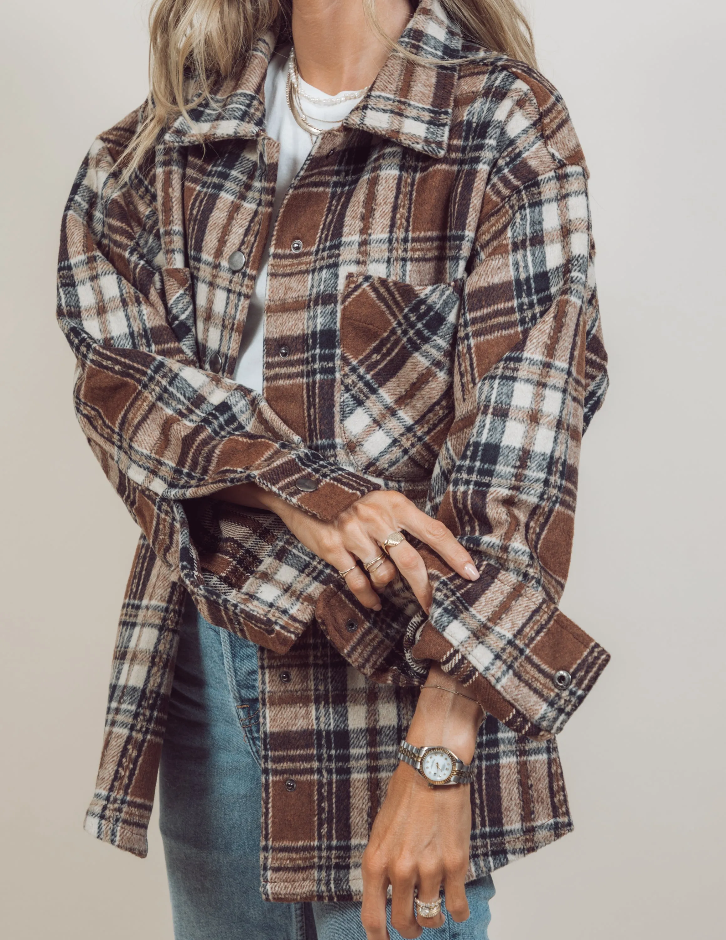 Elaine Plaid Overshirt