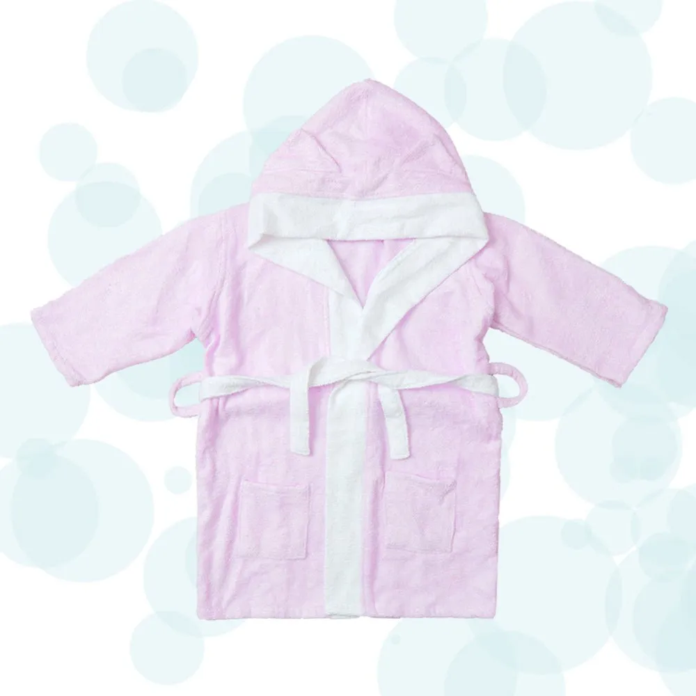 Fancy Fluff Bamboo Cotton Baby Bathrobe - Kitty