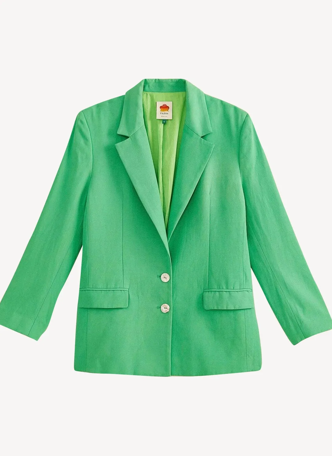 Farm Rio - Blazer - Green - Femme