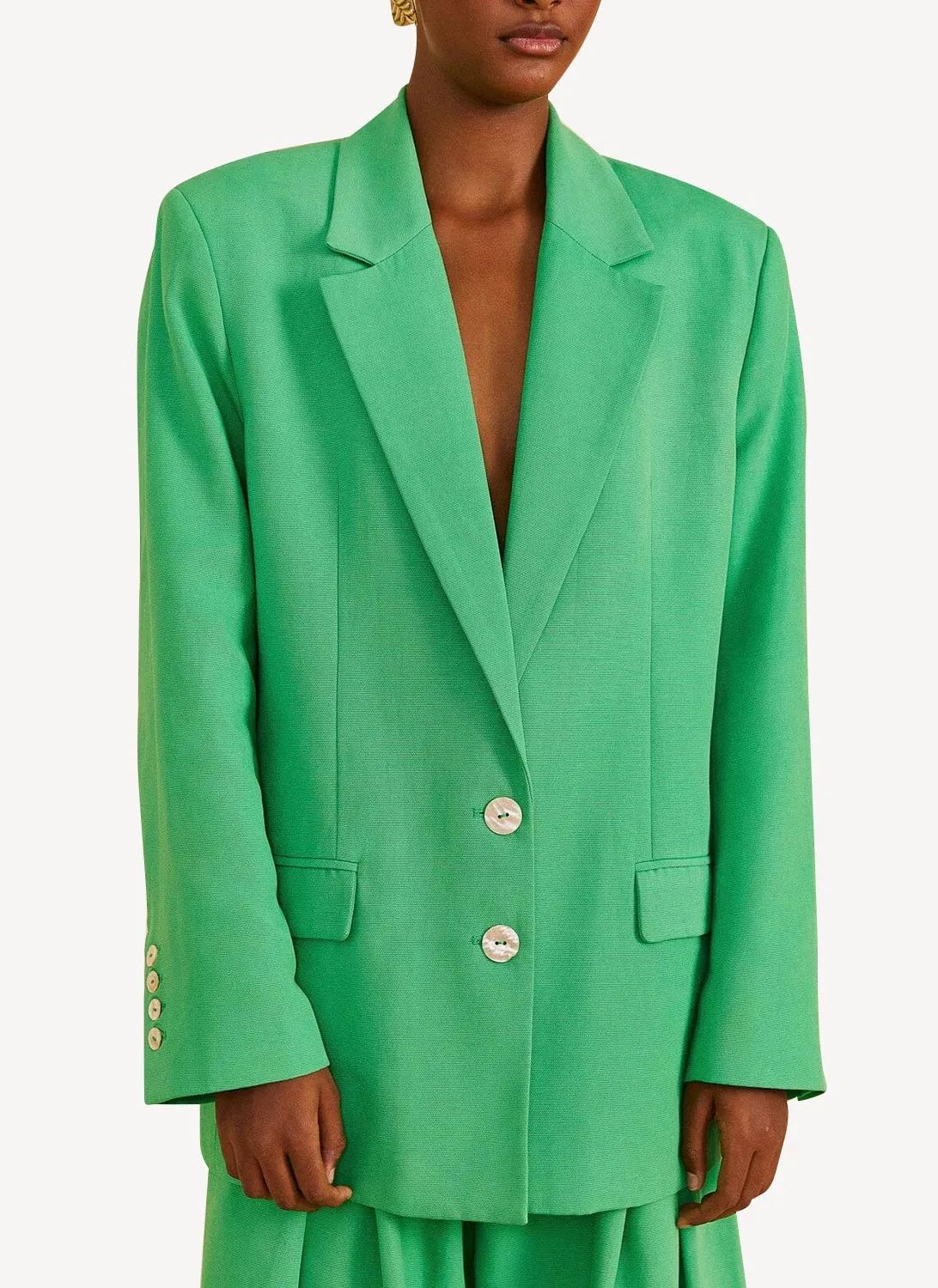 Farm Rio - Blazer - Green - Femme