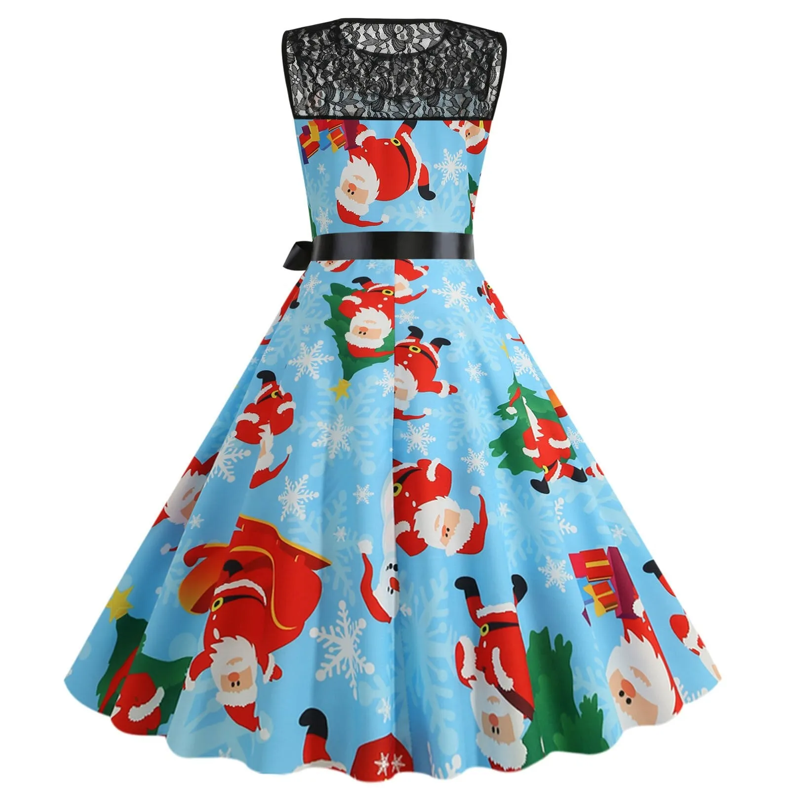 FashionSierra - 1950s Women's Dress Christmas Elegant Vintage Dresses