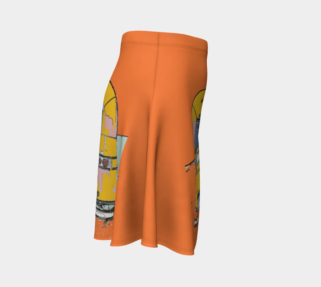 Flair skirt Airstream orange