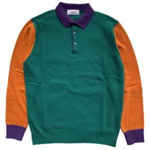 FRESH Delon Knitted Wool Polo Sweater