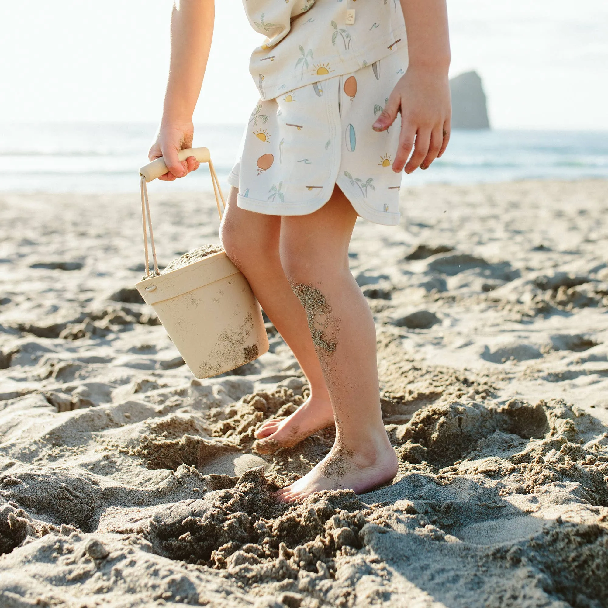 goumikids - Viscose from Bamboo Organic Cotton Shorts - Surf's Up 4-5T