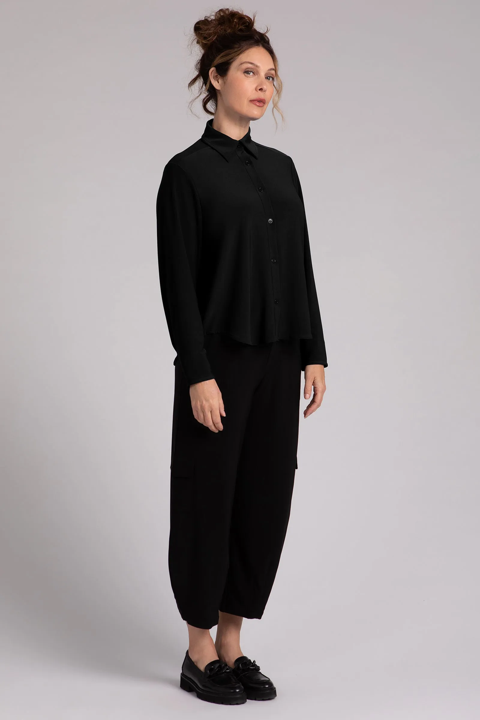 Hepburn Shorty Shirt | Black