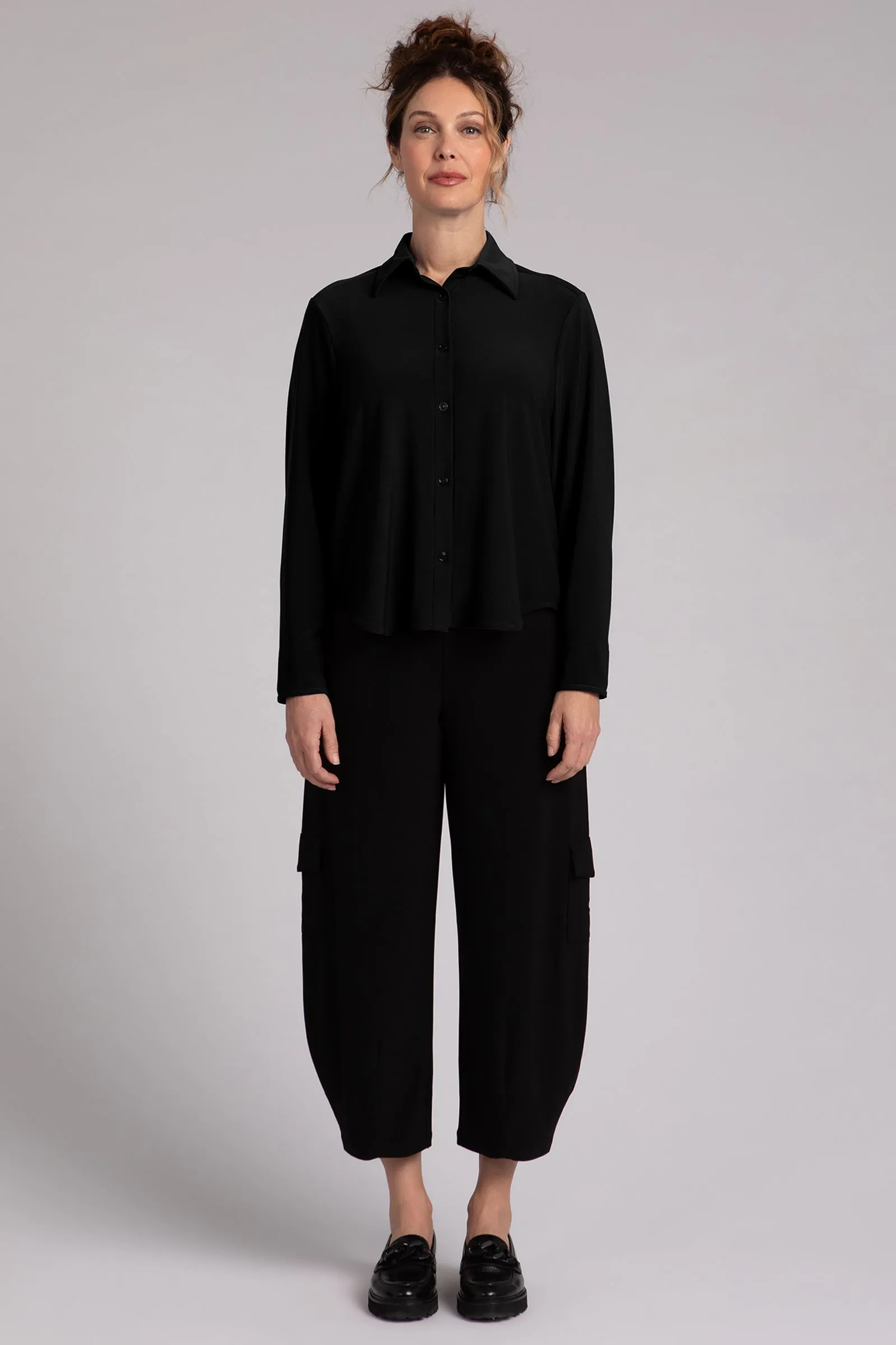 Hepburn Shorty Shirt | Black