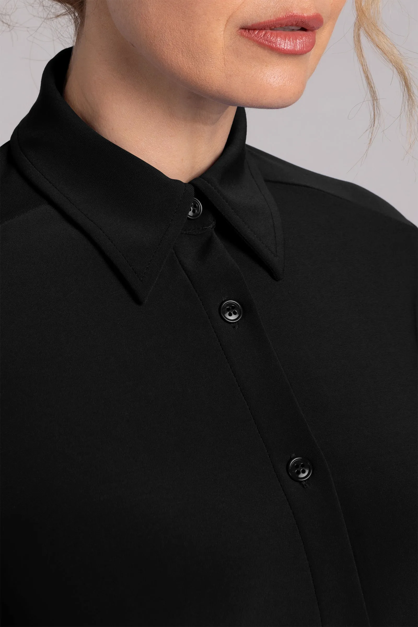 Hepburn Shorty Shirt | Black