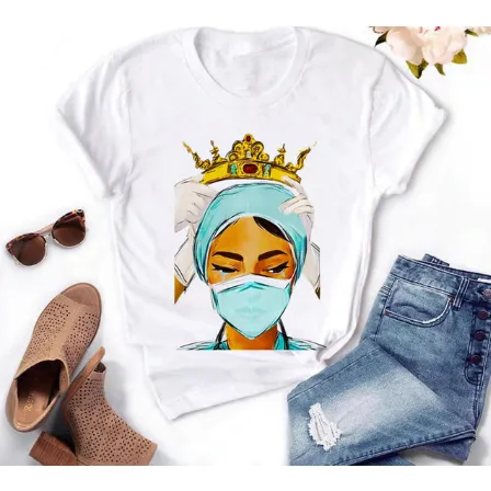 Hero Cropped T Nurse T Shirt female plus size tops