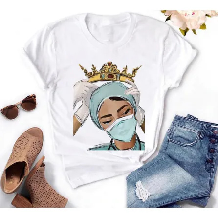 Hero Cropped T Nurse T Shirt female plus size tops