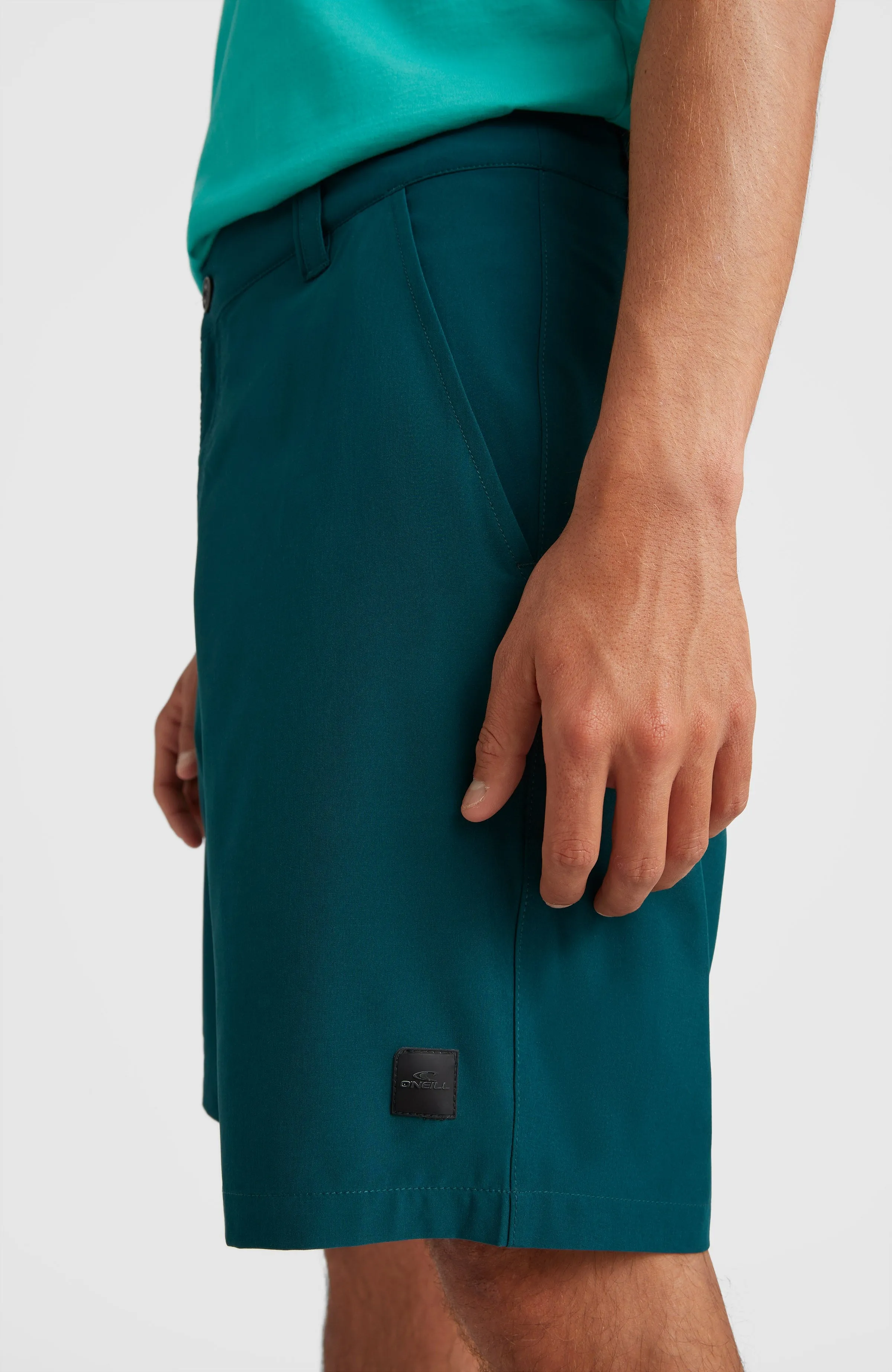 Hybrid Chino Shorts | Deep Teal