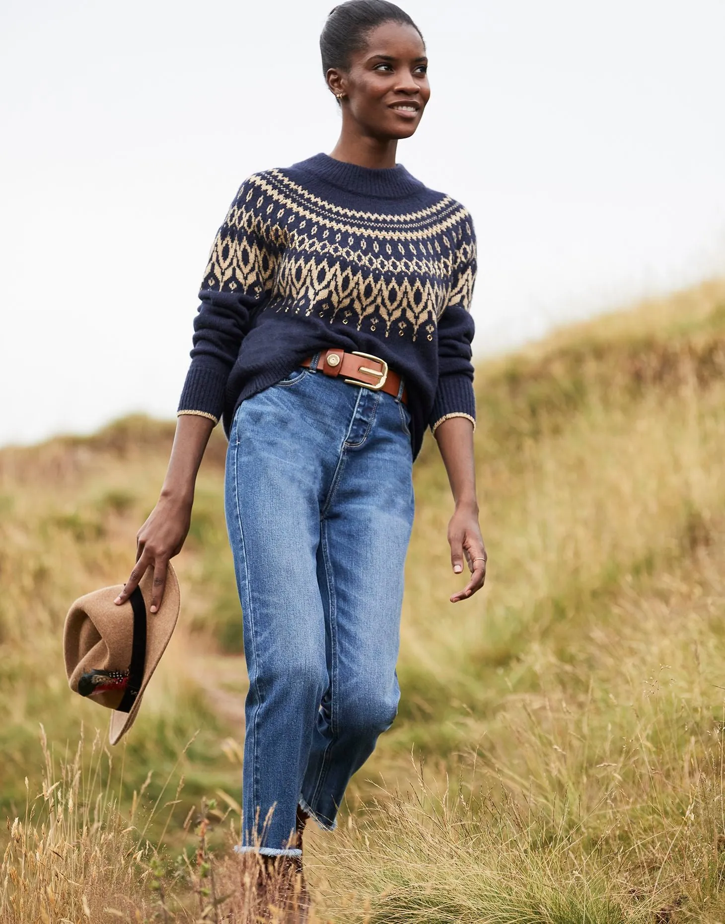 Joules | Elvie Embellished Fair Isle Sweater | Women's