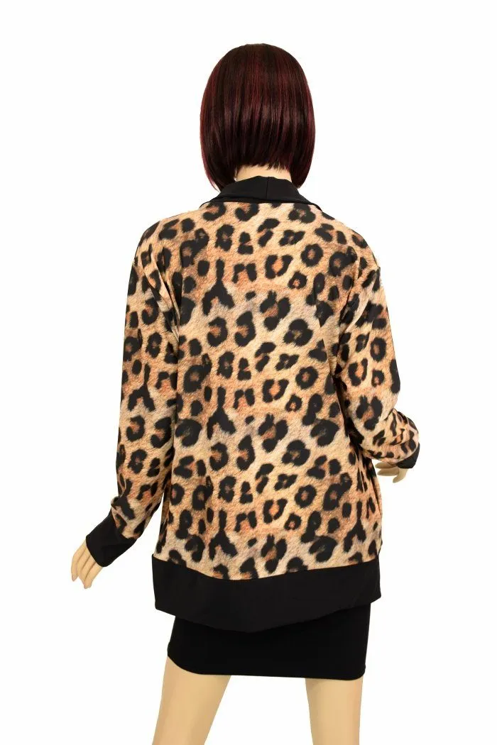 Leopard Print "Not a Cardigan"