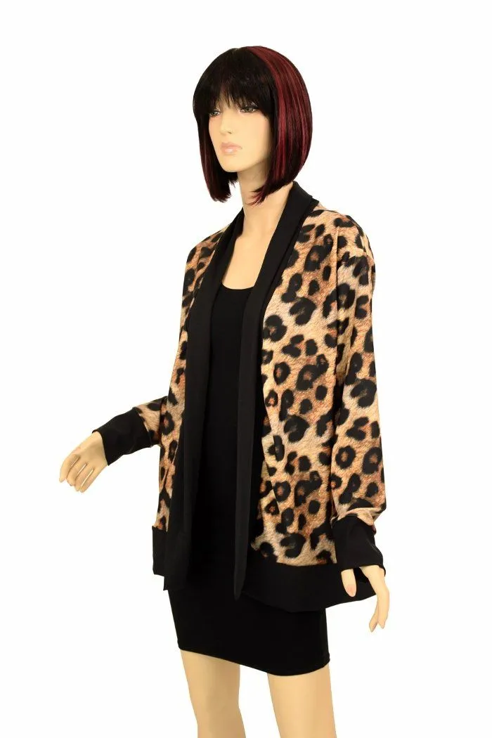 Leopard Print "Not a Cardigan"