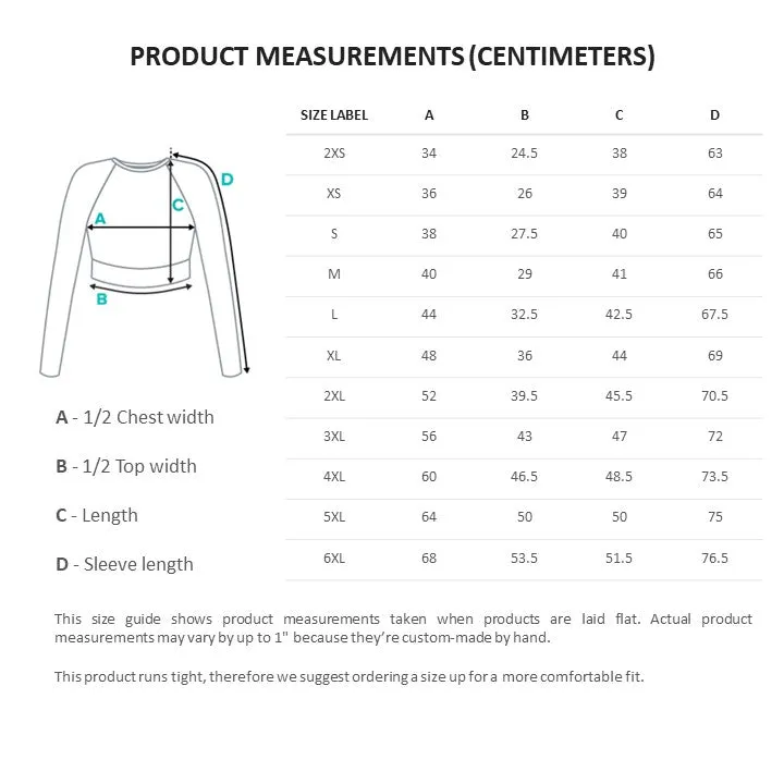 Long-Sleeve Crop Top Cytoplasmatic Surface