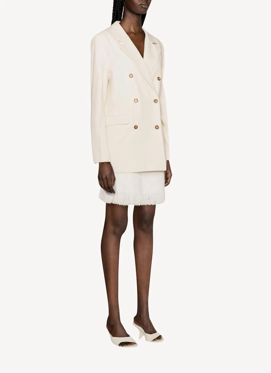 Loulou Studio - Blazer - White - Femme