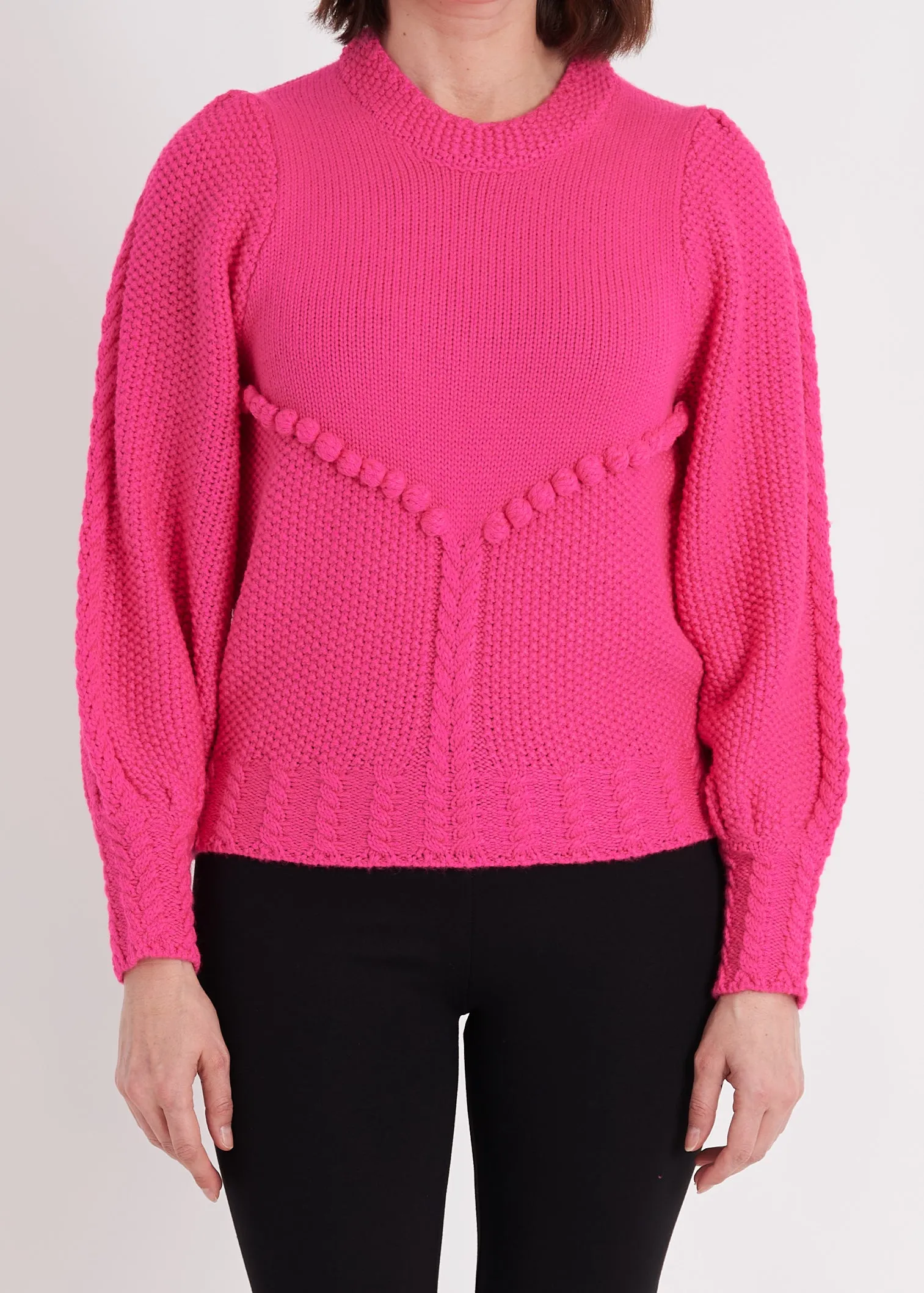 Mead Sweater - Hot Pink