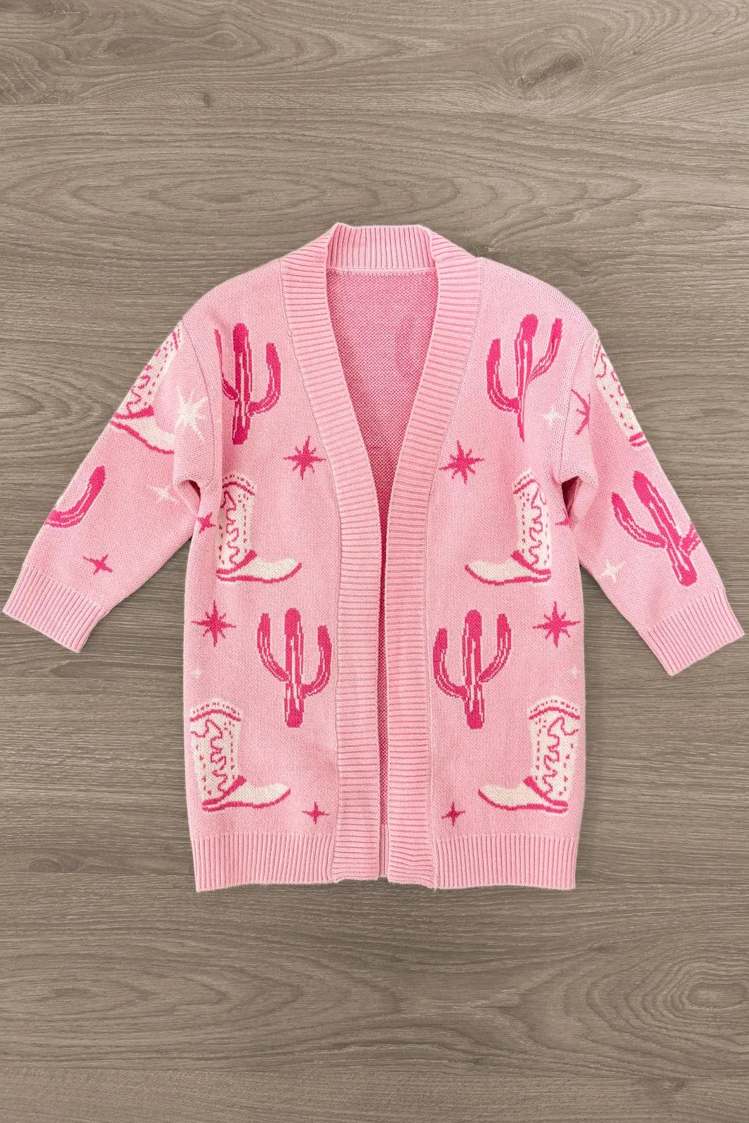 Mom & Me - Pink Cowgirl Cardigan