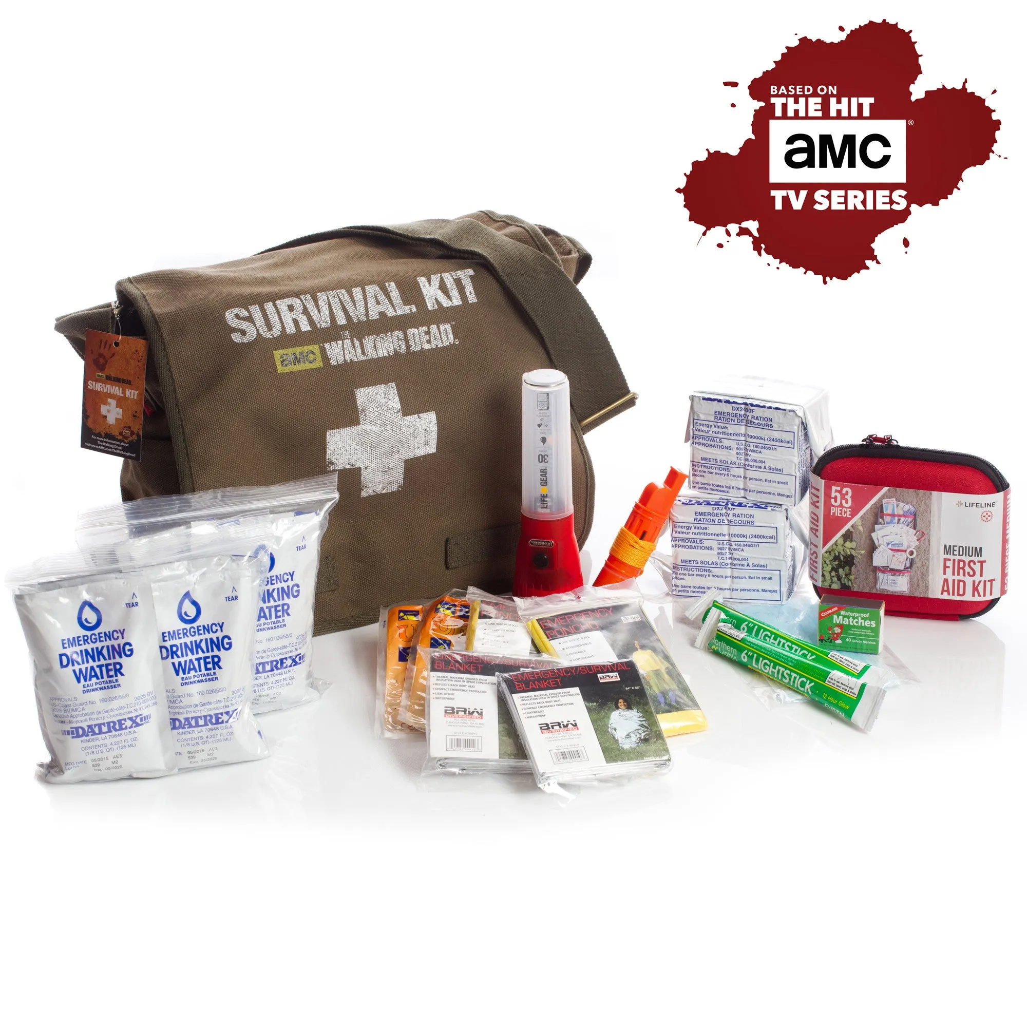 Official AMC The Walking Dead Survival Kit - Two Person Kit