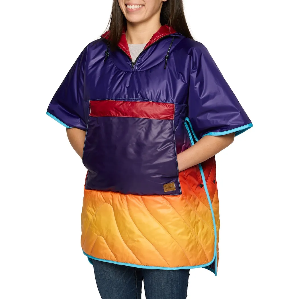 Original Puffy Poncho - Pyro Fade