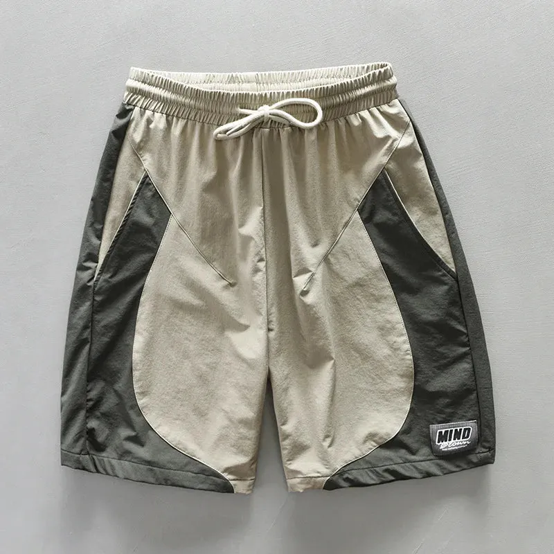 Patchwork Casual Cargo Shorts