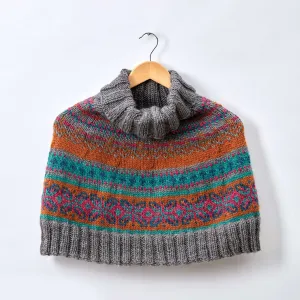 Patons Fair Isle Knit Capelet