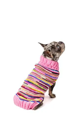 Pink Multi Cable Knit Sweater