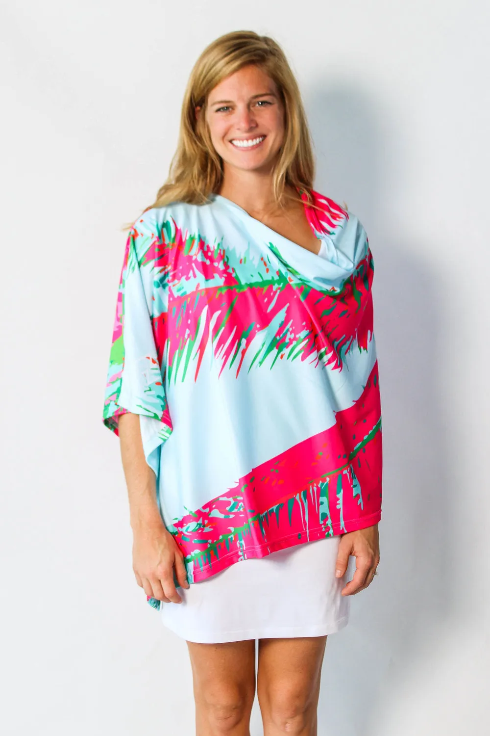 Preppy Palmetto Party Poncho