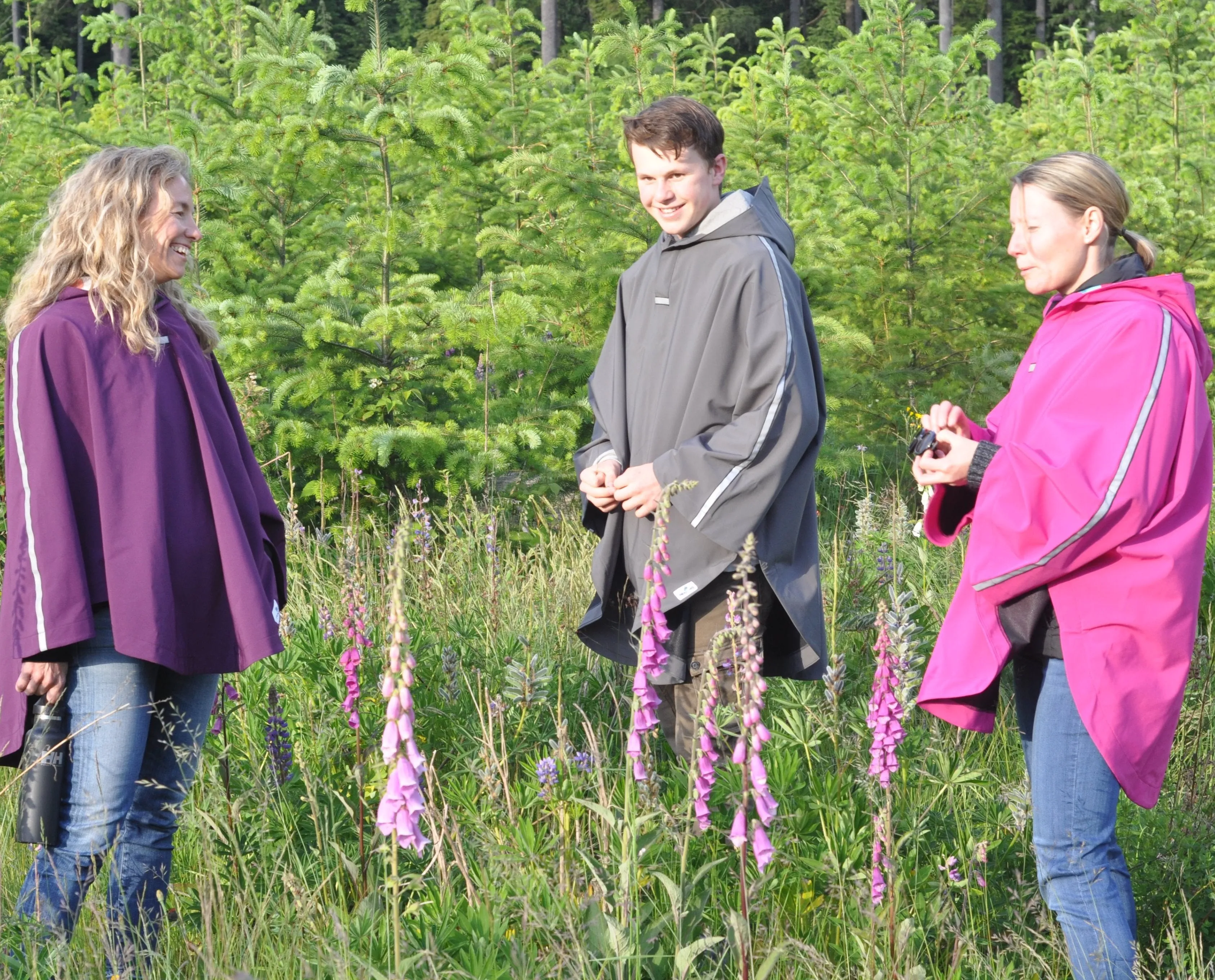 Rain Poncho - Aubergine (TALL)