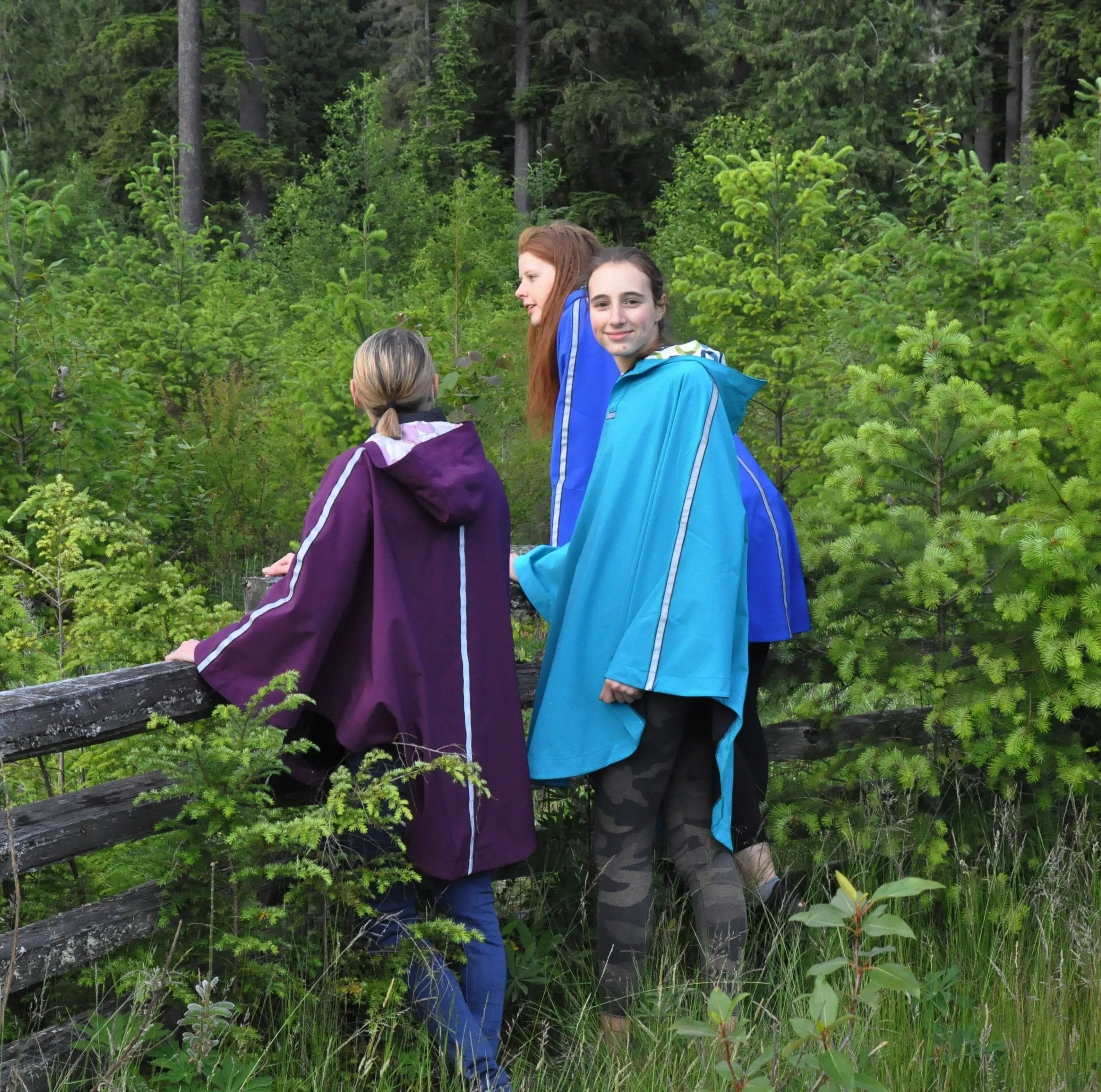 Rain Poncho - Aubergine (TALL)