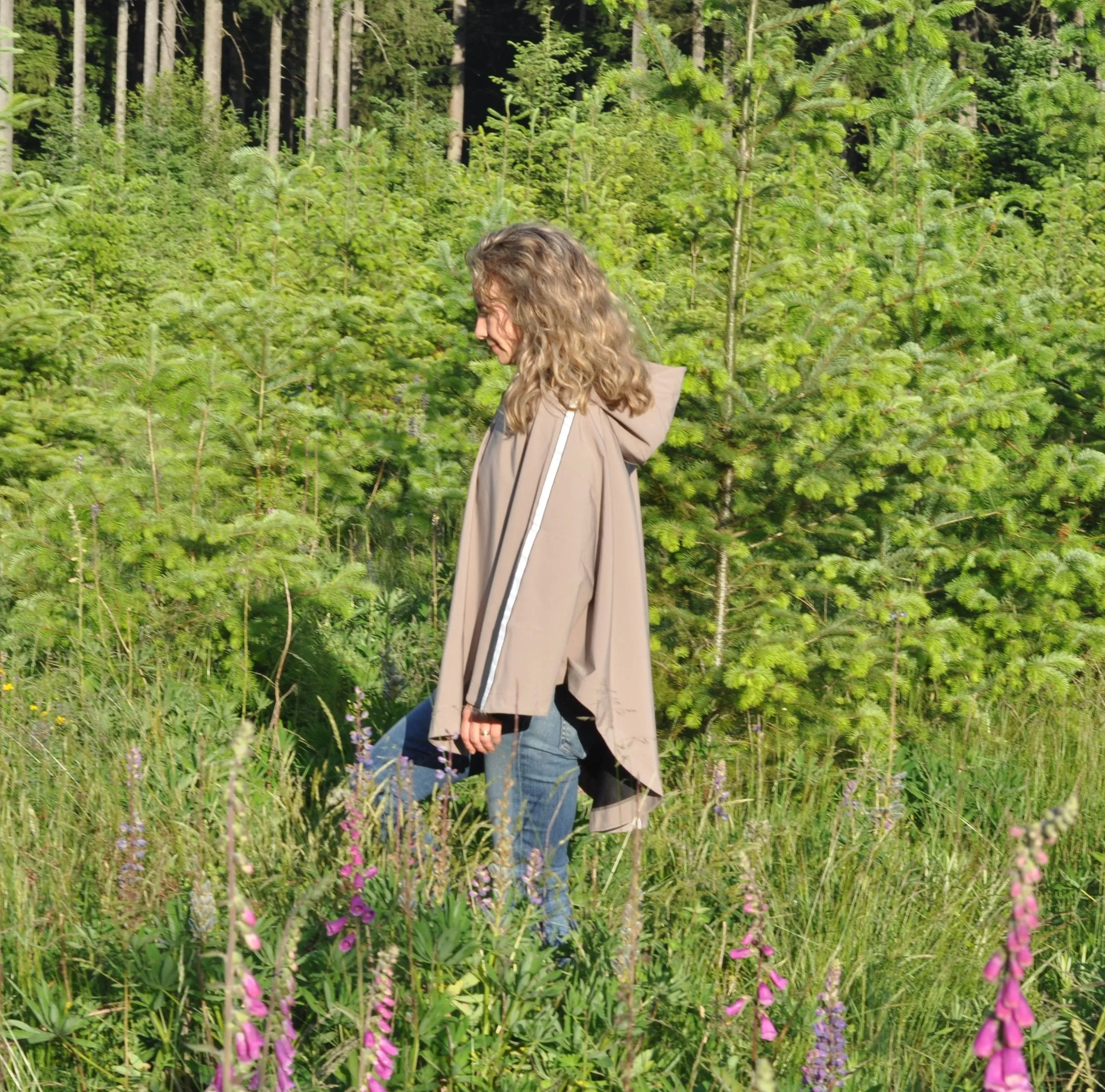 Rain Poncho - Taupe (REG)