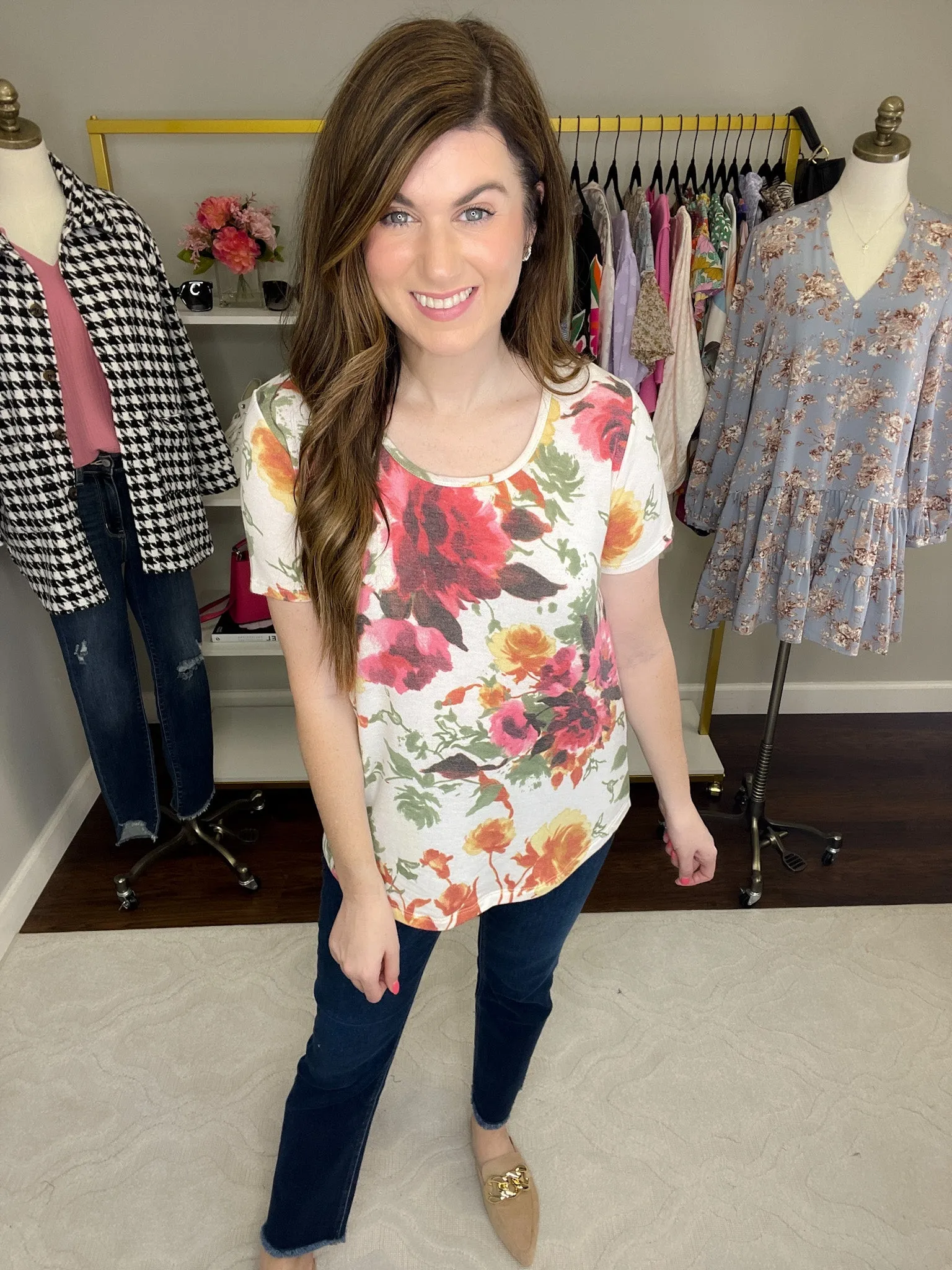 SALE! *BIRTHDAY DOORBUSTER* Julissa Floral Tee