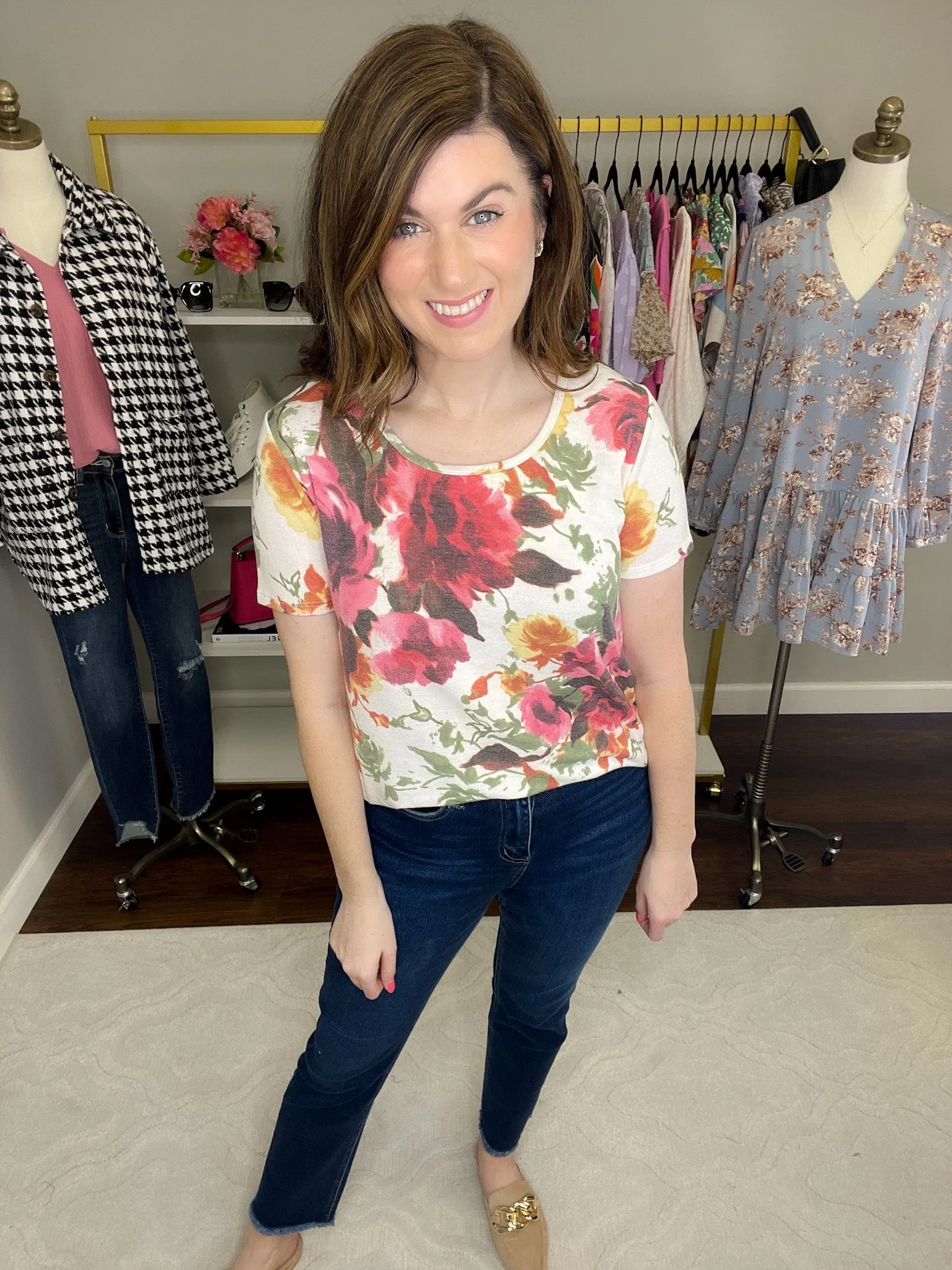 SALE! *BIRTHDAY DOORBUSTER* Julissa Floral Tee