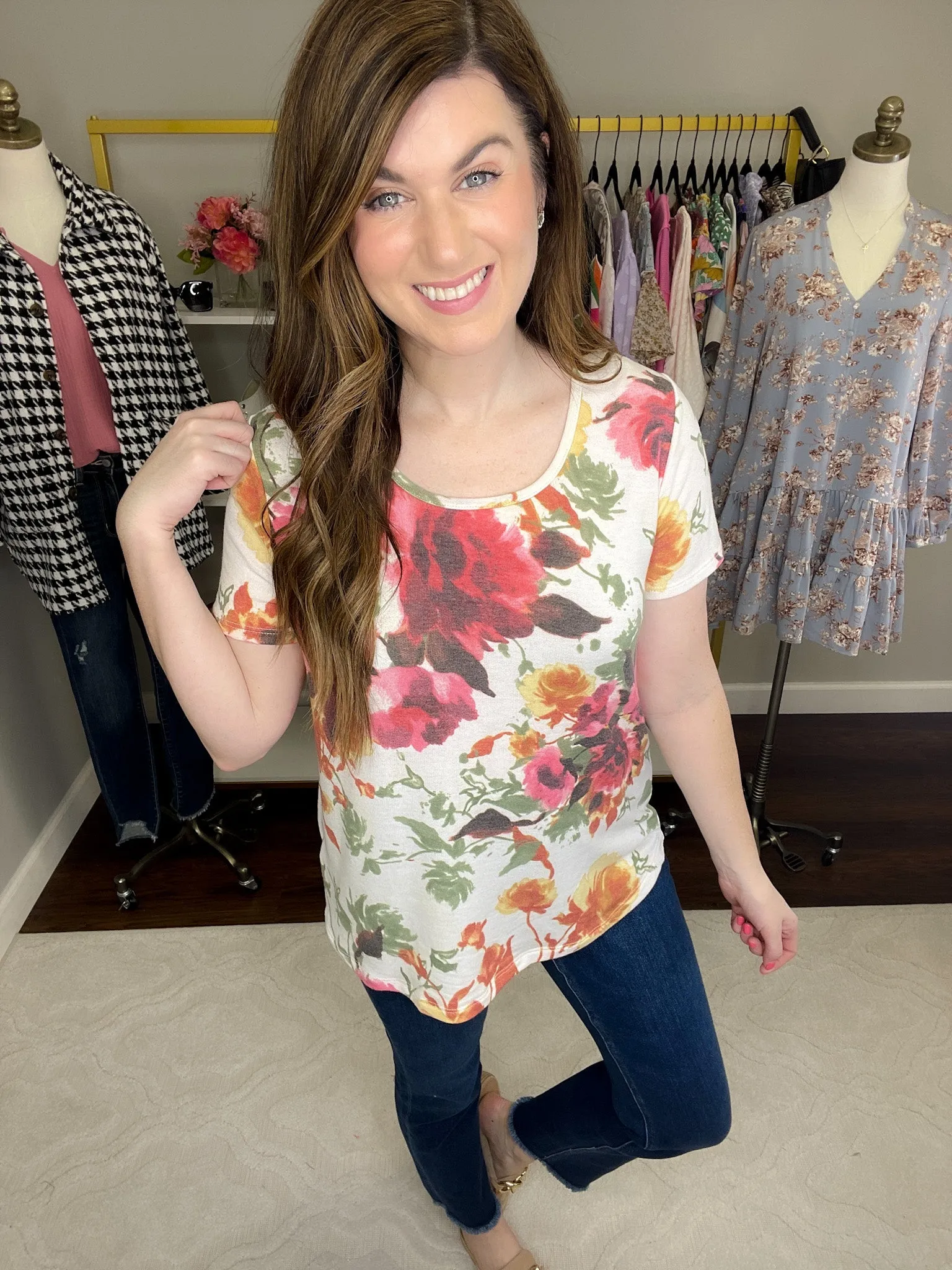 SALE! *BIRTHDAY DOORBUSTER* Julissa Floral Tee