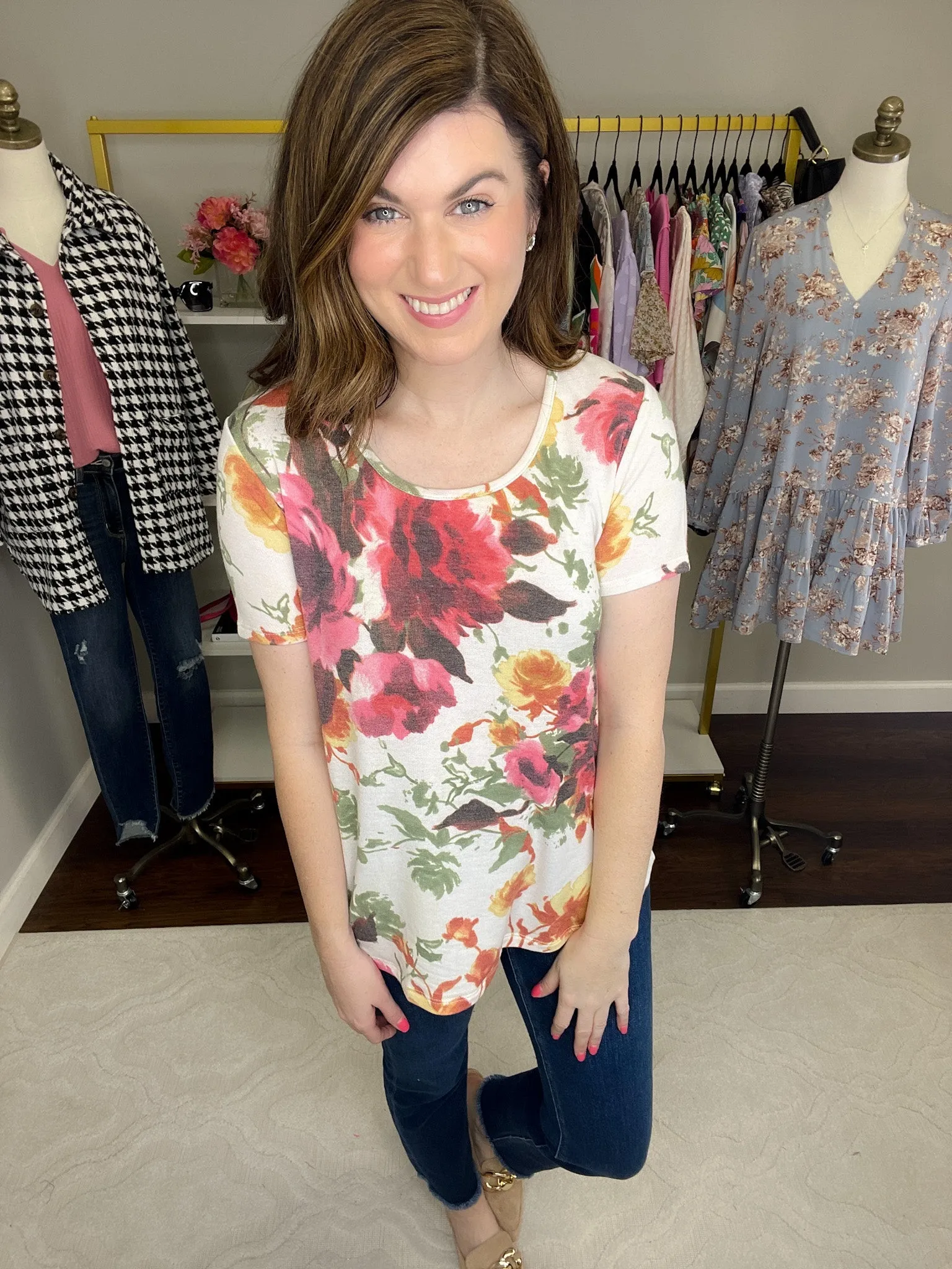 SALE! *BIRTHDAY DOORBUSTER* Julissa Floral Tee