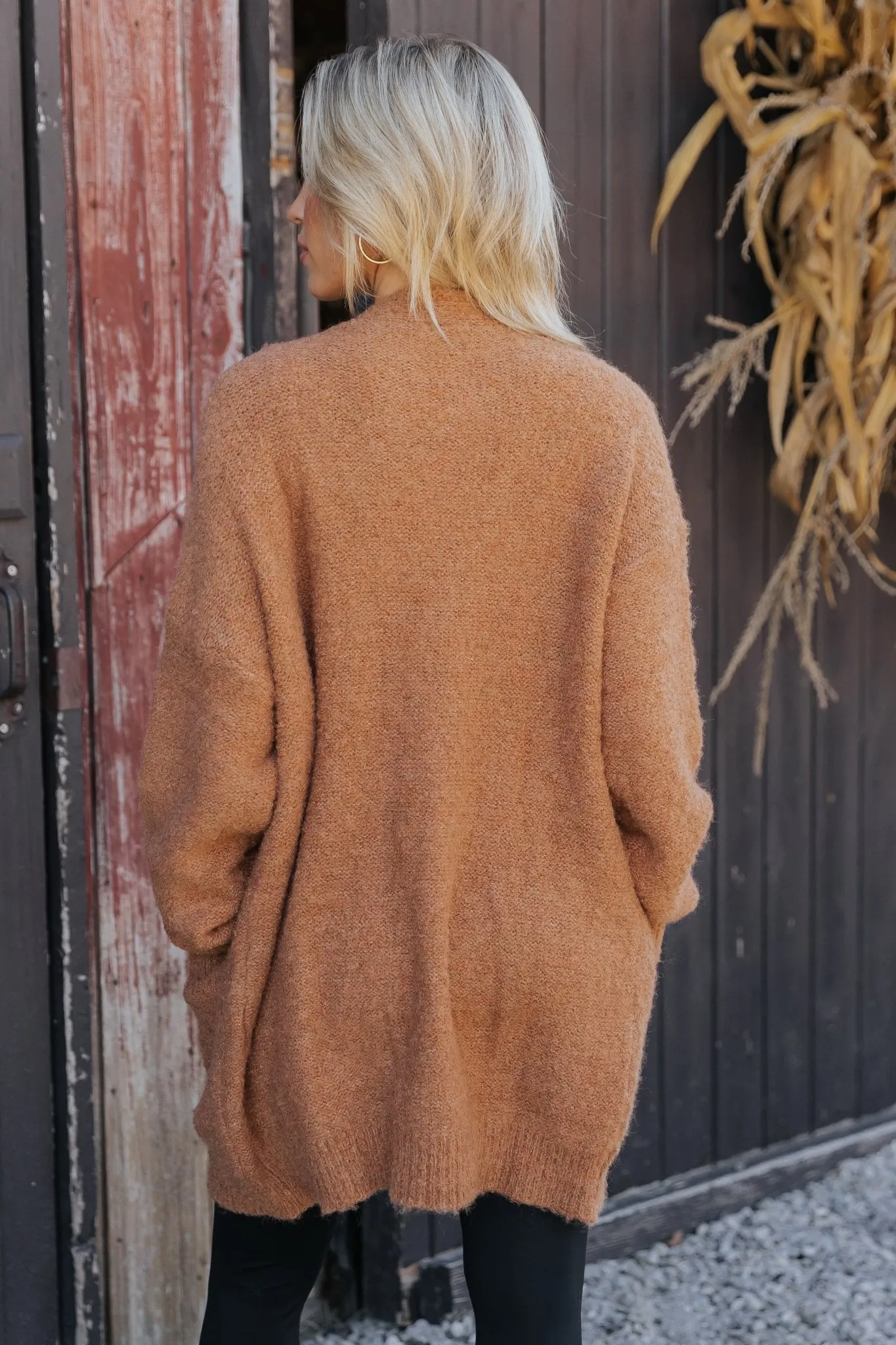 Sienna Fuzzy Button Down Cardigan