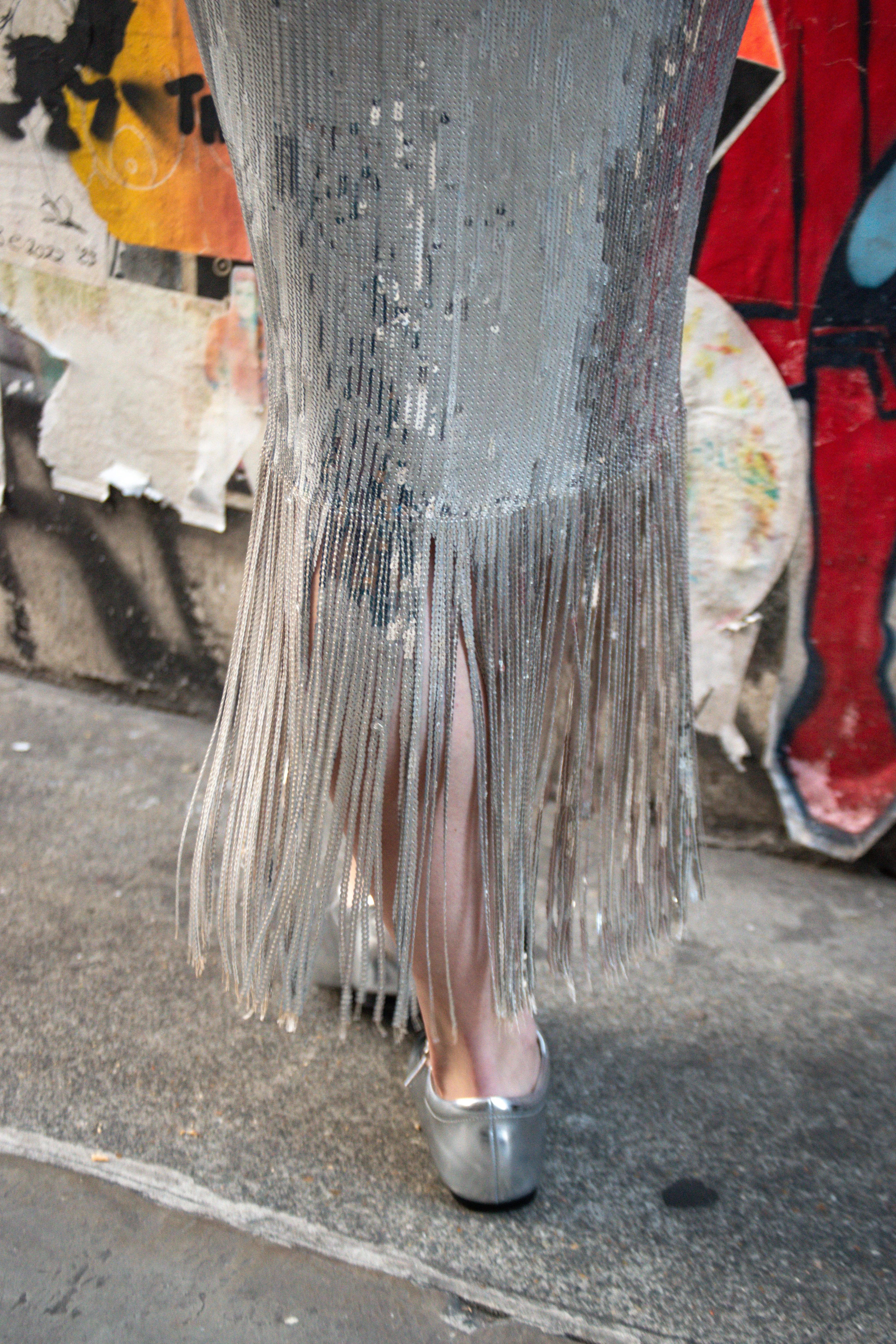 Stella Nova Sequin Fringed Skirt