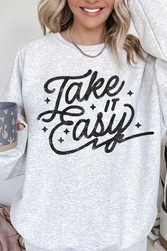 TAKE IT EASY OVERSIZED SWEATSHIRT - Online Exclusive