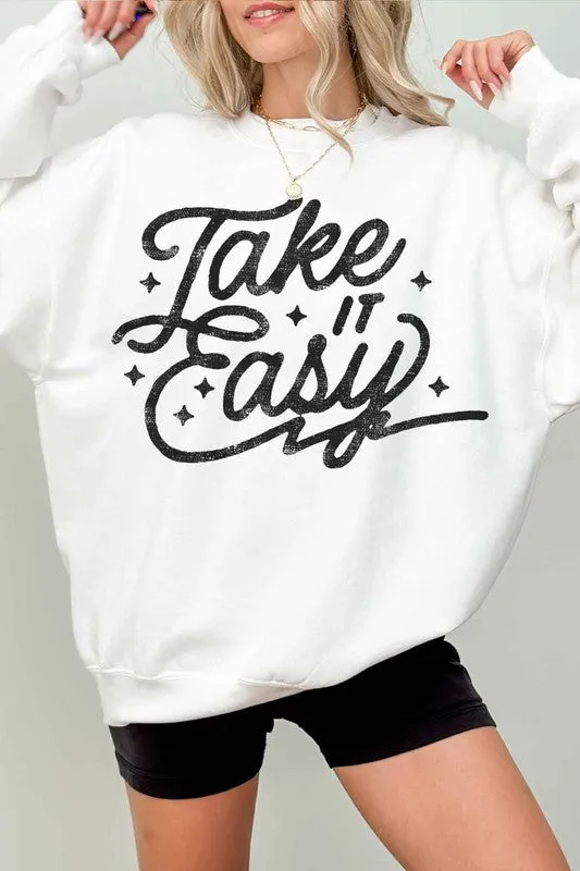 TAKE IT EASY OVERSIZED SWEATSHIRT - Online Exclusive