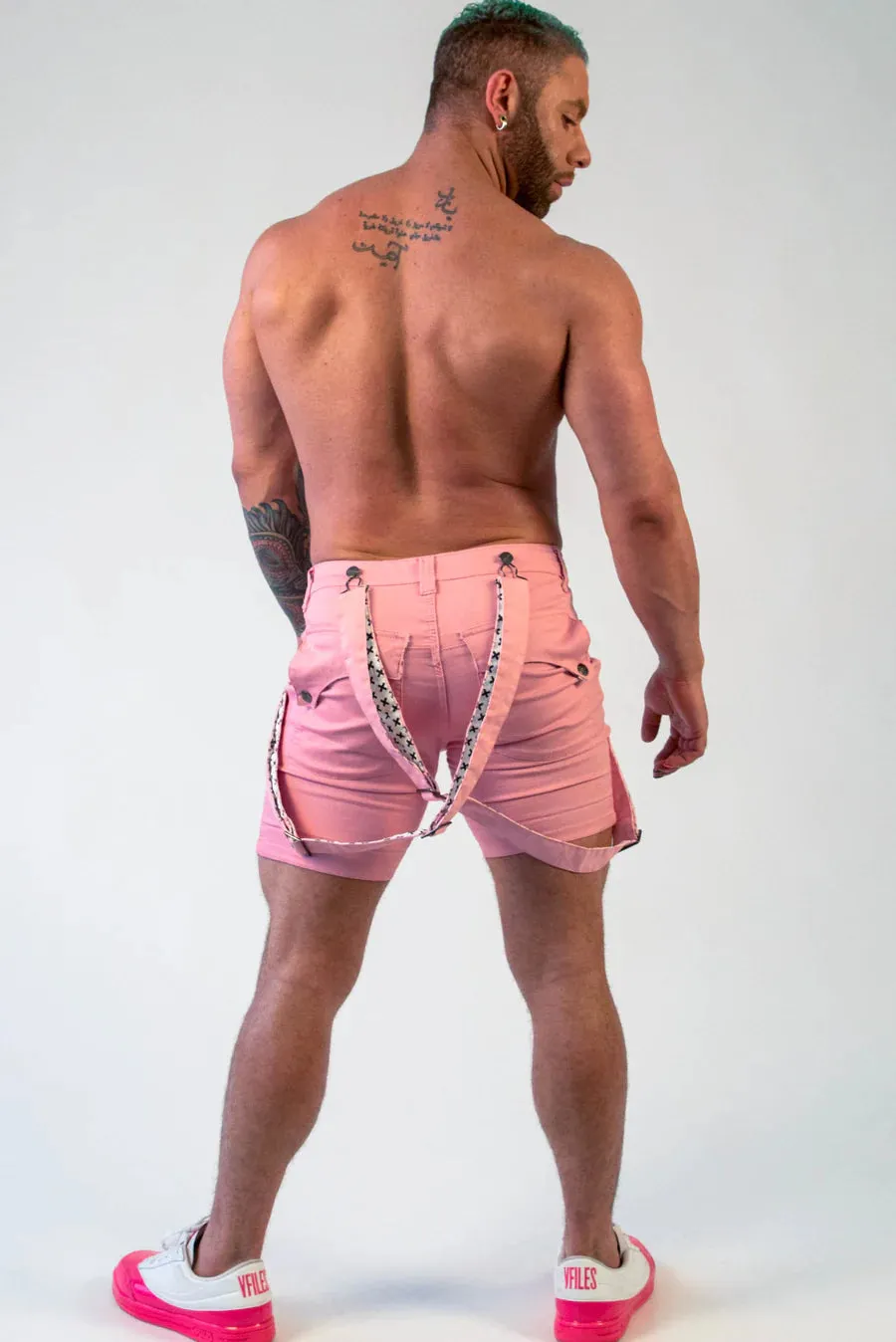 Willem Strapped Shorts (Pink)